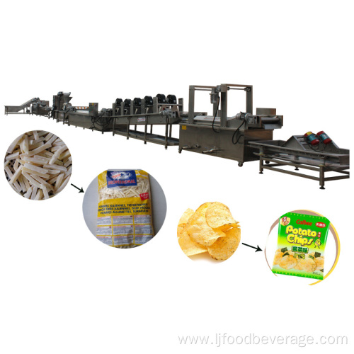 300kgs/h Sweet Potato Crisps Production Equipment